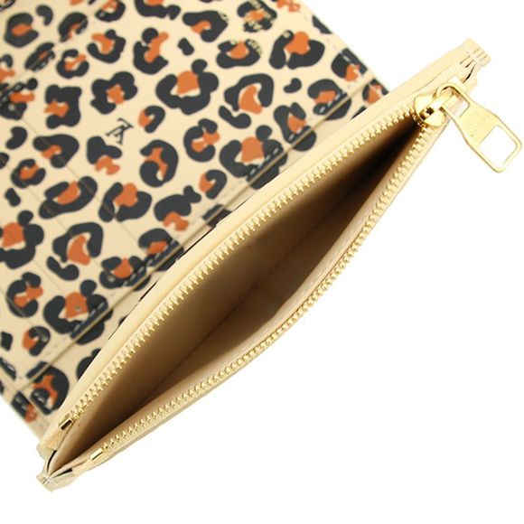 Portefeuille Capucines Compact Accessory Leather Beige Wallet - Picture 7 of 7